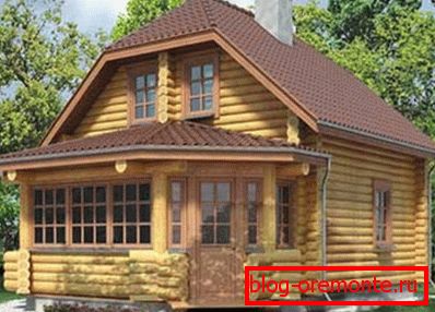 Zastakljena drvena veranda