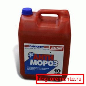 Aditiv protiv mraza za beton Aditiv protiv mraza za beton