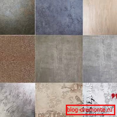 Raspon premaza stvoren od gipsa na betonskom zidu Raspon premaza stvoren od gipsa na betonskom zidu
