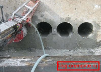 Bušenje rupa u betonskim konstrukcijama