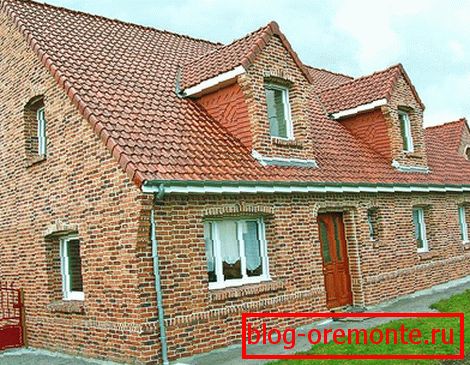 Brick finish