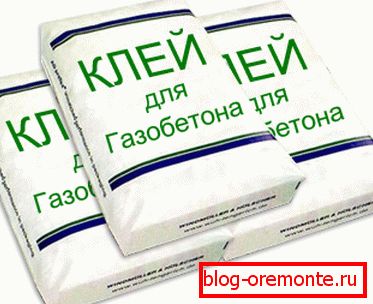 Ljepilo za gazirane betone. Ljepilo za gazirane betone.
