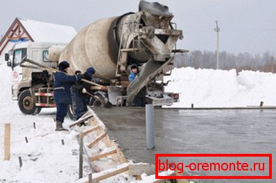 Frost betoniranje Frost betoniranje