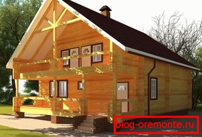 Fotografija je jednostavna logarska kuća, koja istovremeno izgleda prilično čvrsta. Fotografija je jednostavna logarska kuća, koja istovremeno izgleda prilično čvrsta.