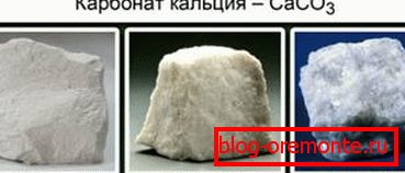 Nekoliko minerala, uglavnom sastavljenih od kalcijum karbonata. Nekoliko minerala, uglavnom sastavljenih od kalcijum karbonata.