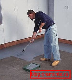 Bojenje betonske baze Bojenje betonske baze
