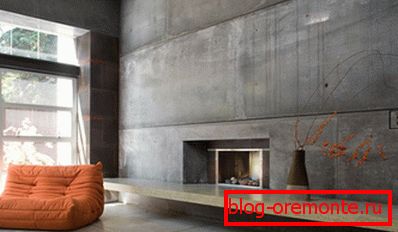 Originalna zidna dekoracija za beton u modernom enterijeru. Originalna zidna dekoracija za beton u modernom enterijeru.