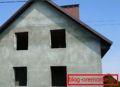 Gipsana kutija kuće gaziranog betona. Gipsana kutija kuće gaziranog betona.