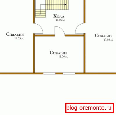 Plan kuće drveta. Plan kuće drveta.