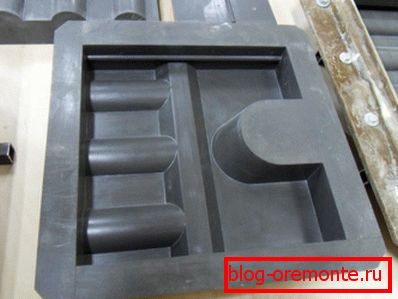 Plastični kalup za betonske elemente peći