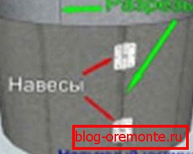 Zavarite petlju duž linije budućeg reza.