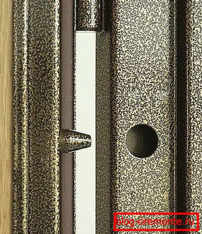 Anti-removable pin na vratima Anti-removable pin na vratima