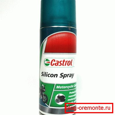 Silikonska mast je pogodna za upotrebu - ona se prodaje kao sprej Silikonska mast je pogodna za upotrebu - ona se prodaje kao sprej