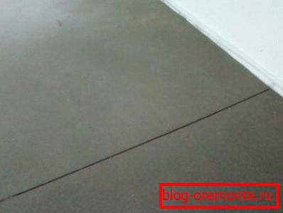 Temperaturni spoj na površini betona Temperaturni spoj na površini betona