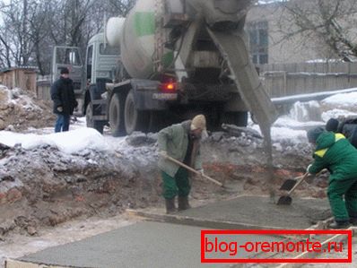 Izvođenje estriha u hladnoj sezoni Izvođenje estriha u hladnoj sezoni