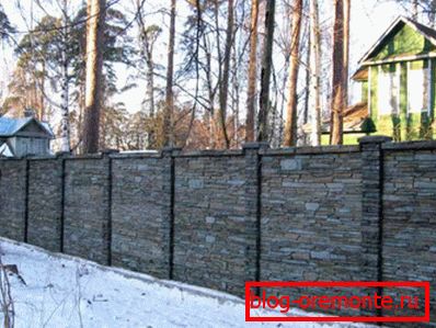 Ojačana betonska ograda za zemlju Ojačana betonska ograda za zemlju