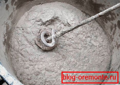 Gnetiti malter sa građevinskim mikserom